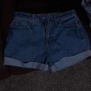 Wild Fable Dark Blue Denim Shorts